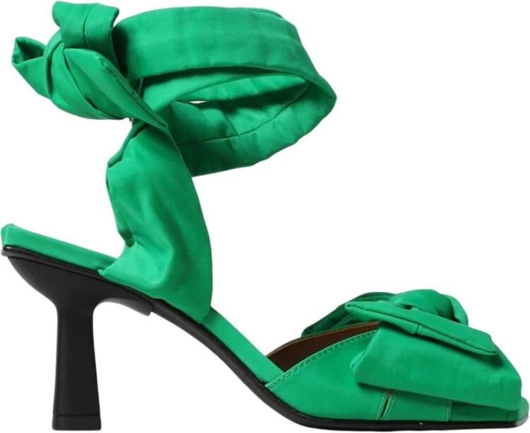 Ganni Sandalen met hoge hakken Groen Dames