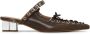 Ganni Groene Sandalen voor Vrouwen Ss25 - Thumbnail 1