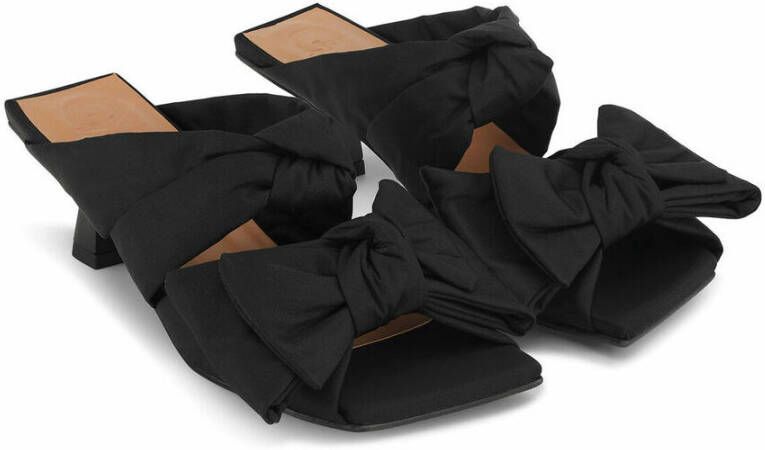 Ganni Heeled Mules Zwart Dames