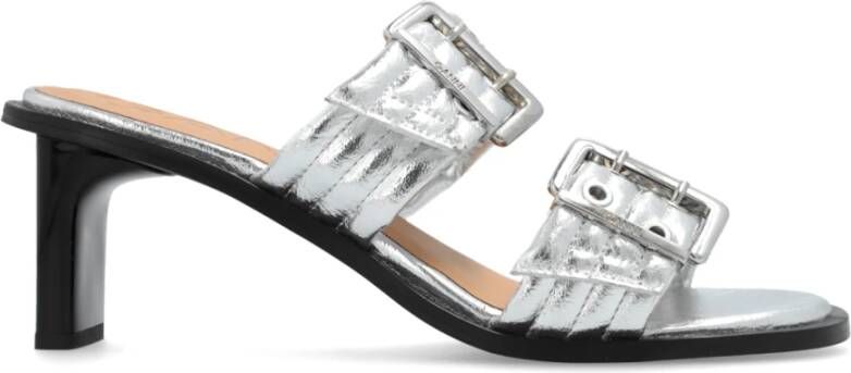 Ganni High Heel Sandals Gray Dames