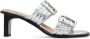 Ganni Zilveren Sandalen met Grote Gespen - Thumbnail 3