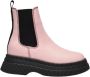 Ganni Leather boots Pink Dames - Thumbnail 1