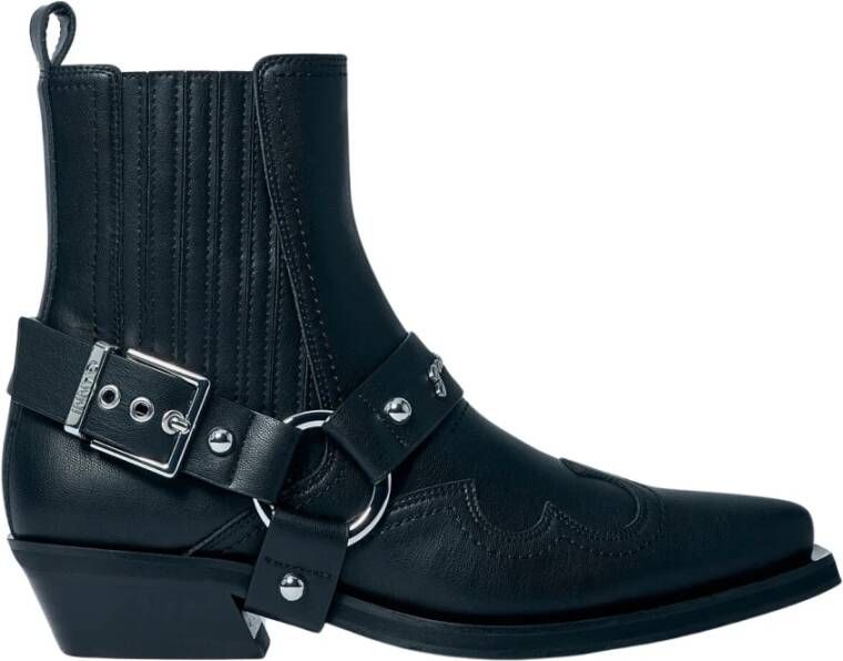 Ganni Fitted Chelsea Western Laarzen