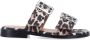 Ganni Luipaardprint Bruine Platte Schoenen - Thumbnail 1
