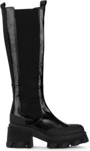 Ganni Over-knee Boots Zwart Dames