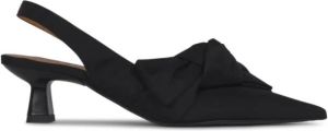 Ganni Heeled Mules Zwart Dames