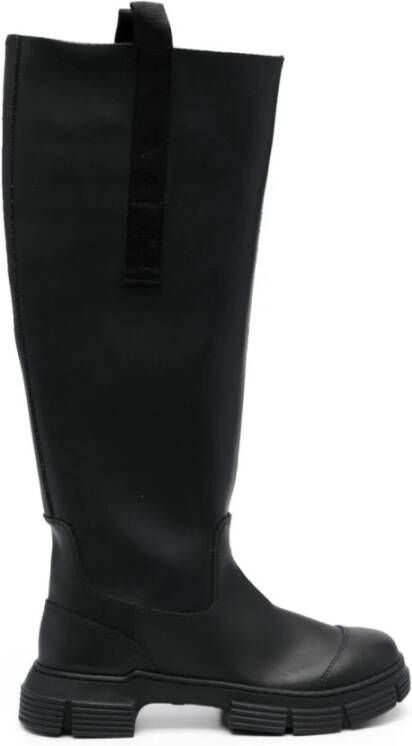 Ganni Regenlaarzen Black Dames