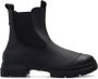 Ganni Rubber ankle boots Zwart Dames - Thumbnail 1