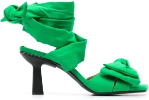 Ganni Sandalen met hoge hakken Groen Dames