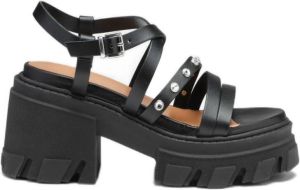 Ganni Sandalen met hoge hakken Zwart Dames