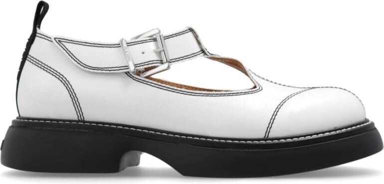 Ganni Schoenen met stikdetails White Dames