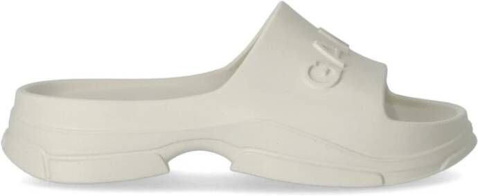 Ganni Witte Casual Mules Pool Slide White Dames