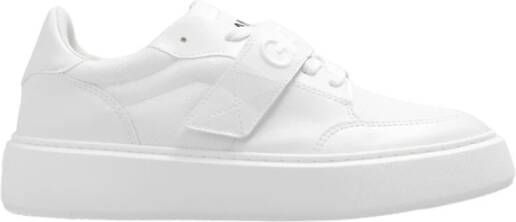 Ganni Sneakers met logo Wit Dames