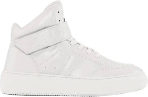 Ganni Sportieve Cupsole Klittenband Sneakers White Dames