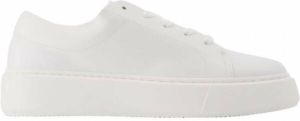 Ganni Logo Patch Clic Sneakers Wit Dames