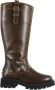 Ganni Studded High Boot in Donker Olijf - Thumbnail 1