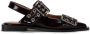 Ganni Bourgondische Feminine Buckle Ballerina Schoenen Red Dames - Thumbnail 18