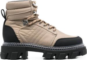 Ganni Veterlaarzen Beige Dames