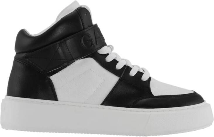 Ganni Sporty Mix Cupsole High Top Velcro Sneakers Black Dames