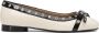 Ganni Witte Ballerina Flats met Strikdetail - Thumbnail 1