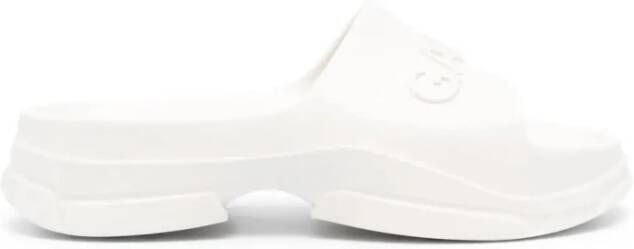 Ganni Witte Casual Mules Pool Slide White Dames