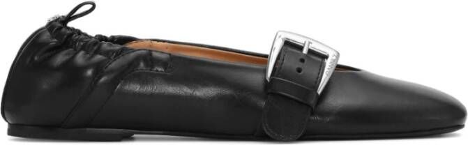 Ganni Ballerina's met gespsluiting