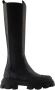 Ganni Zwarte Leren Chelsea Boots - Thumbnail 1
