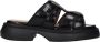 Ganni Zwarte Stoffen Slof Casual Schoen - Thumbnail 1