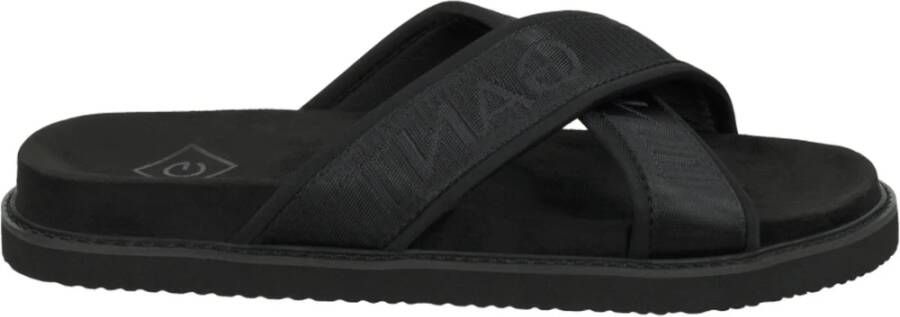 Gant Comfortabele herenslippers Black Heren