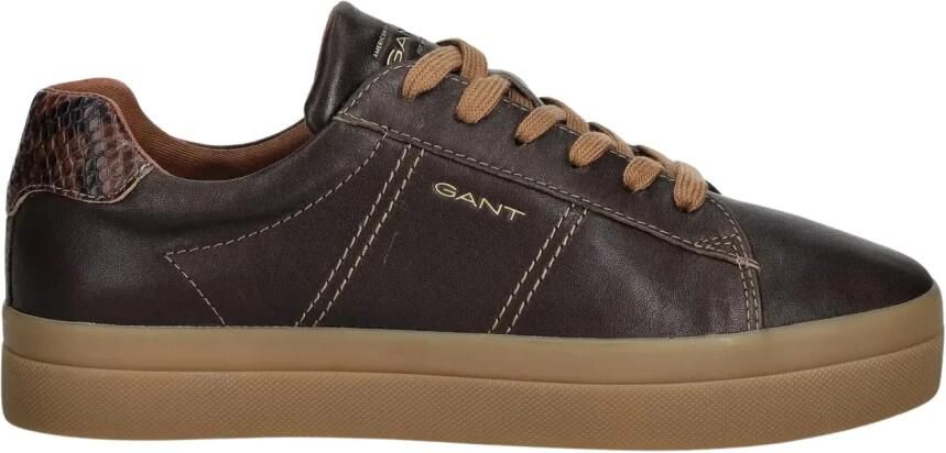 GANT Sneakers laag donkerbruin
