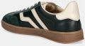 Gant Sneakers van echt leer met reliëflogo model 'Cuzima' - Groen