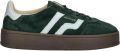 Gant Sneakers van echt rundleer model 'Cuzmani' - Donkergroen