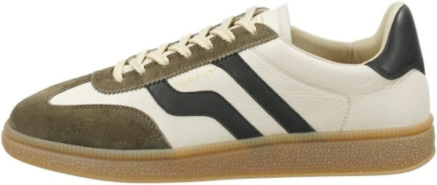 Gant herensneaker Cuzmo suede 29631642 wit bruin zwart - Foto 3