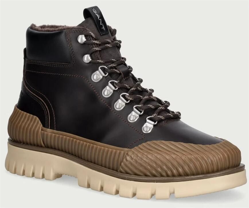 Gant Boots van runder nappa met profielzool model 'Nebrada'
