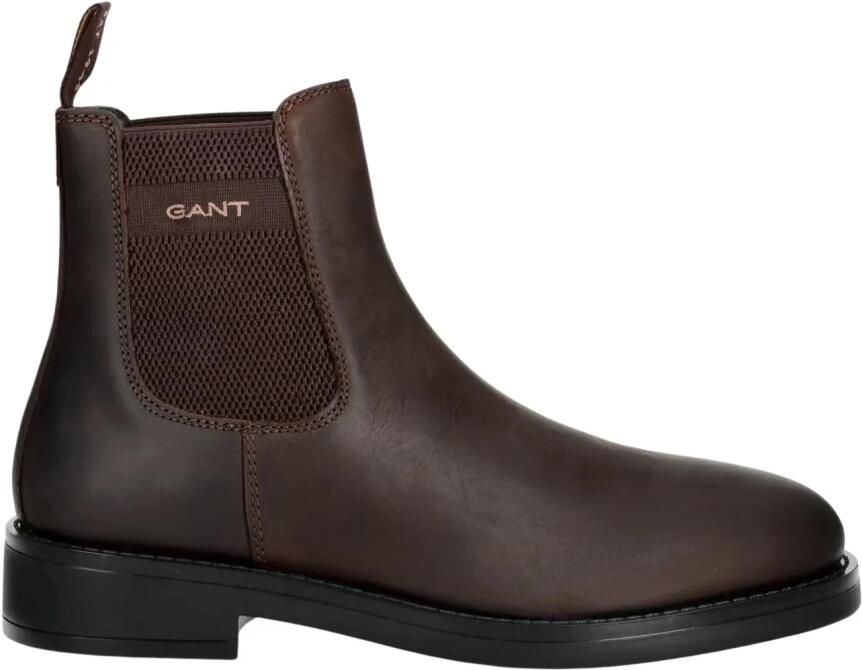 Gant chelsea boots van echt rundleer model 'Prepdale'