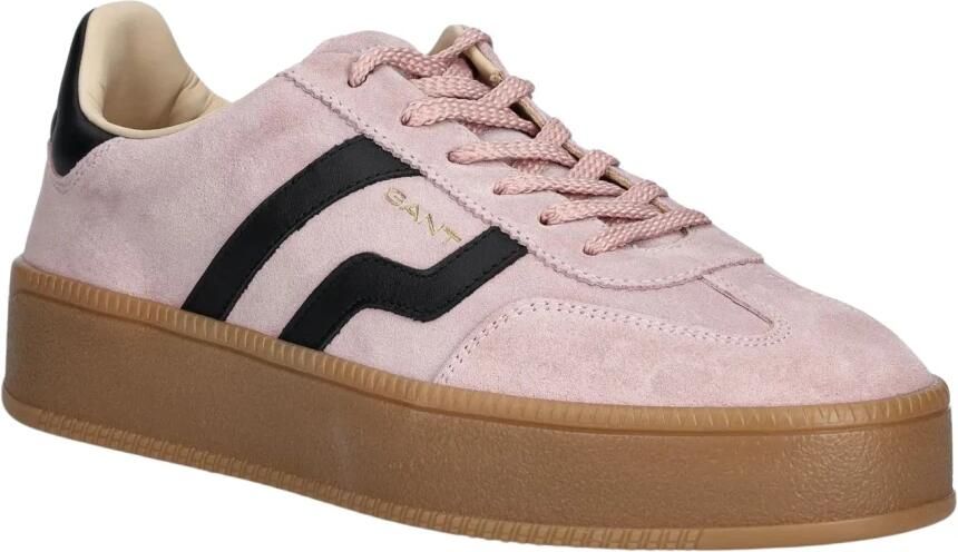 Gant Sneakers van leer met plateauzool model 'Cuzmani'