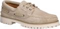 Gant Bootsschoenen van leer met geprofileerde zool - Beige