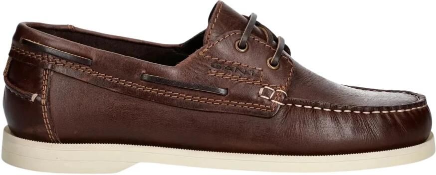 Gant Bootsschoenen van rundleer met vetersluiting model 'Yardport'