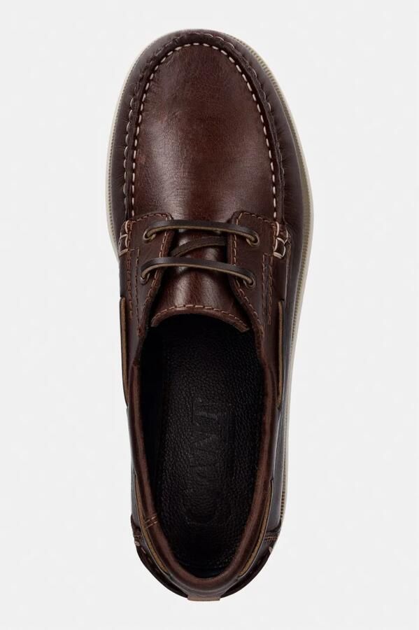Gant Bootsschoenen van rundleer met vetersluiting model 'Yardport' - Foto 3