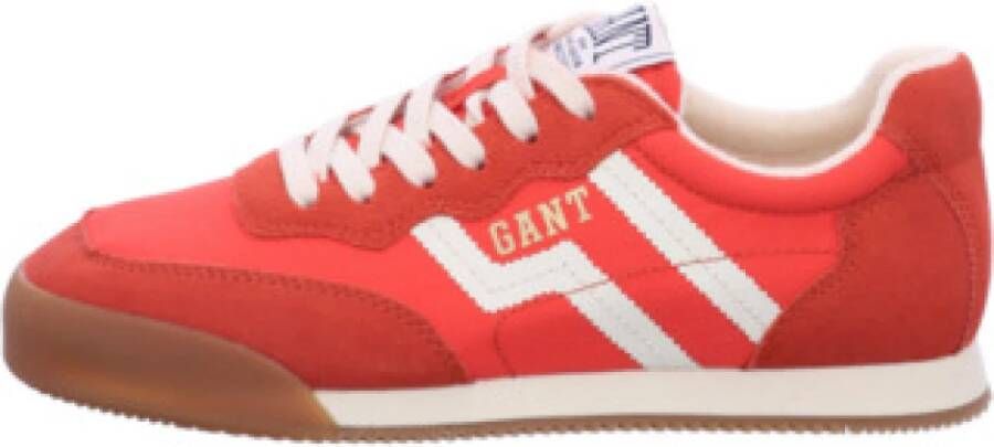 Gant Rode Heren Sneaker Moderne Stijl