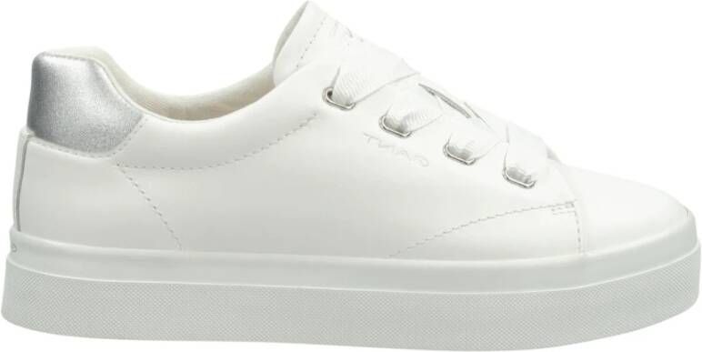Gant Witte Vrijetijdssneakers voor Vrouwen White Dames