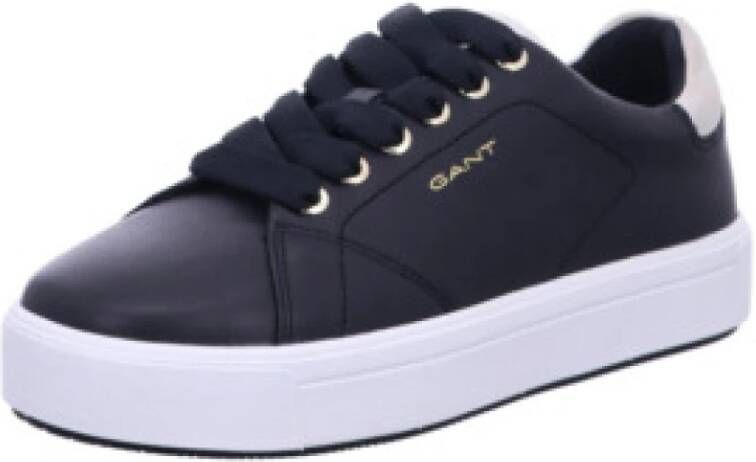 Gant Zwarte herensneaker moderne stijl