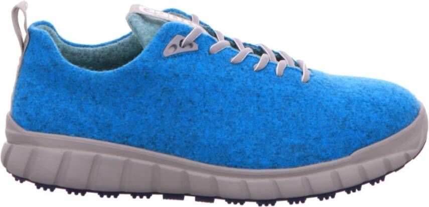 Ganter Blauwe Dames Casual Veterschoenen