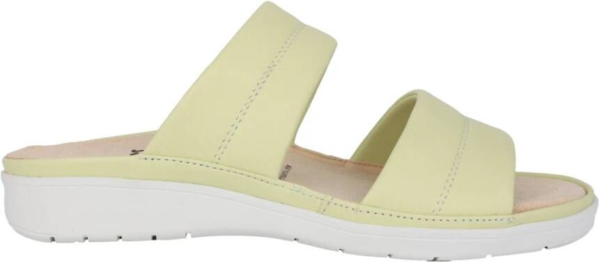 Ganter Comfortabele Gele Sandalen Verwijderbare Binnenzool