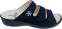 Ganter Comfortabele Slide Sandaal Donkerblauw - Thumbnail 1