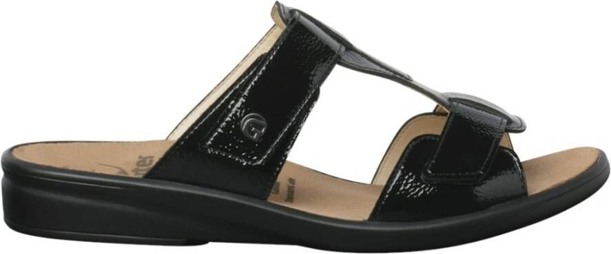 Ganter 202844~SONNICA~~~~~~~~~~~~~~~~ Dames slippers Zwart - Foto 2