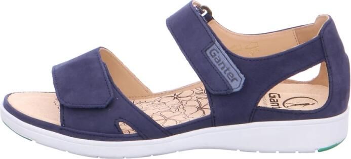 Ganter Blauwe Comfort Sandalen voor Dames