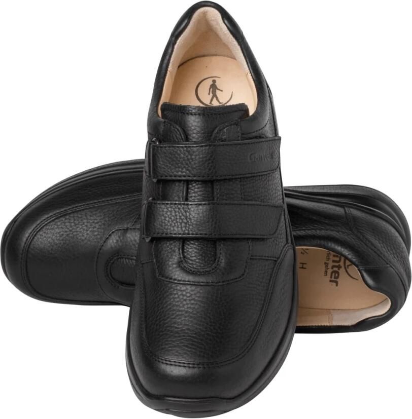 Ganter Ergonomische Brede Dubbele Riem Schoen Zwart - Foto 2