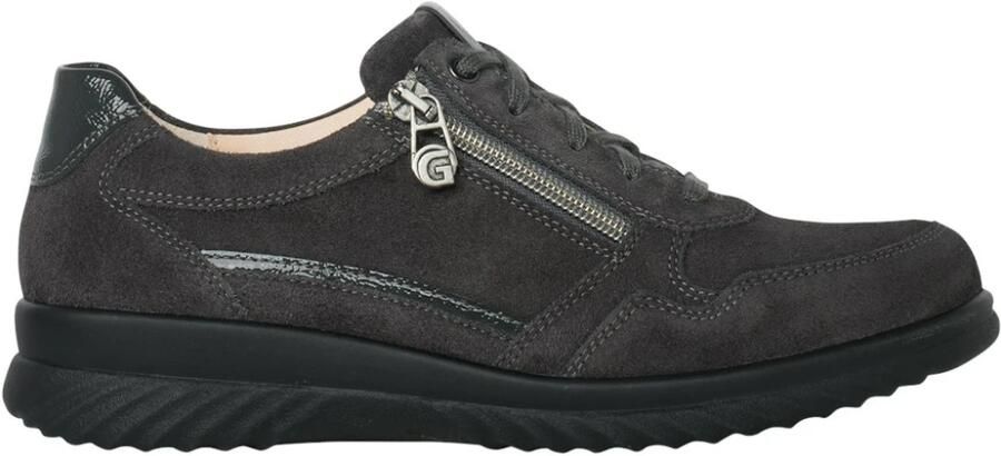 Ganter Sportieve veterschoen 'Sneaker Low Damen 204528-6100 Echtleder in grau' blauw