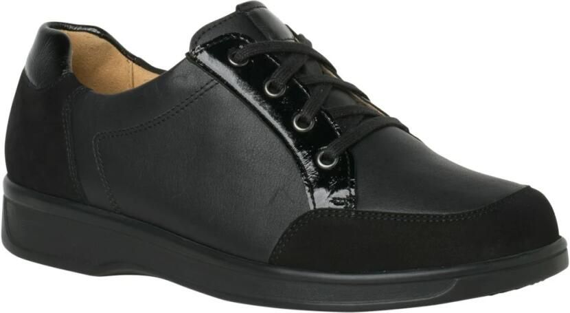 Ganter 205756-0100 dames veterschoenen zwart